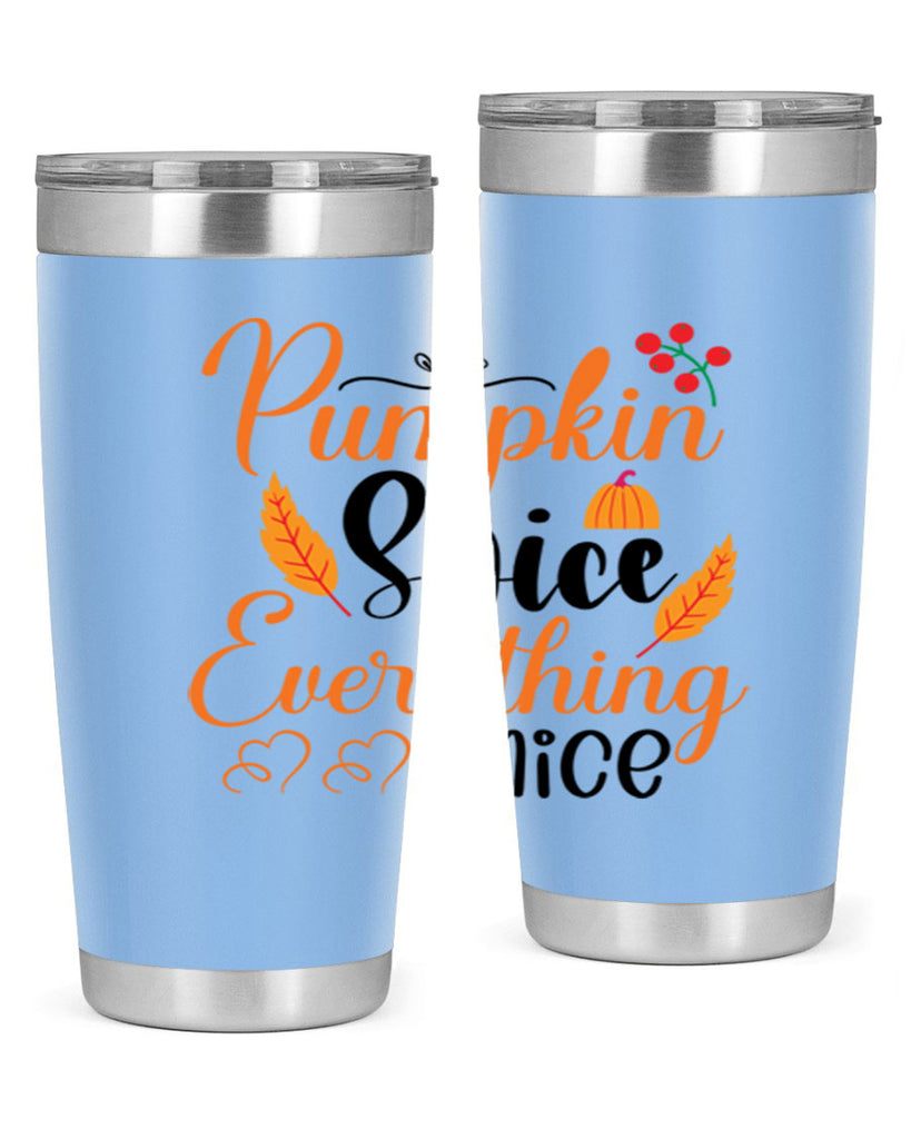 Pumpkin Spice Everything Nice 543#- fall- Tumbler