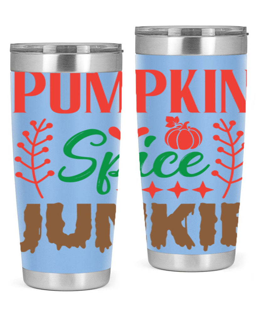 Pumpkin Spice Junkie 547#- fall- Tumbler