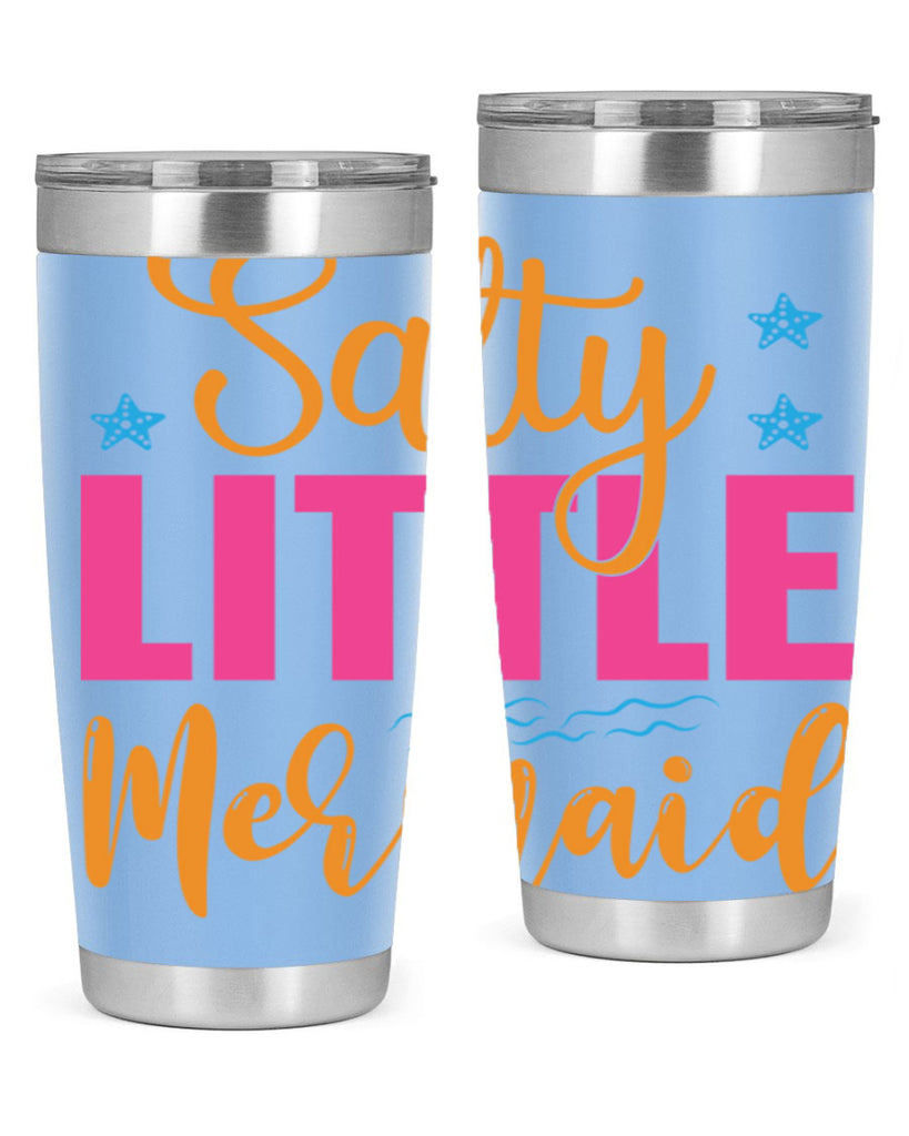 Salty Little Mermaid Design 574#- mermaid- Tumbler