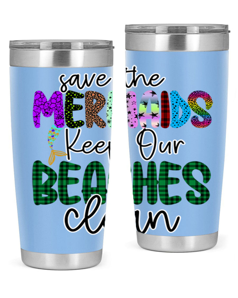 Save The Mermaids Keep Our 575#- mermaid- Tumbler