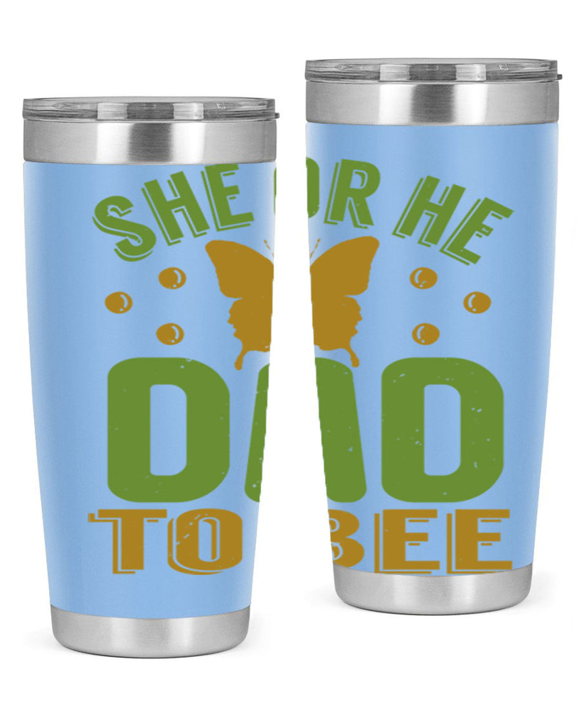 She or He Dad to bee Style 172#- baby- tumbler