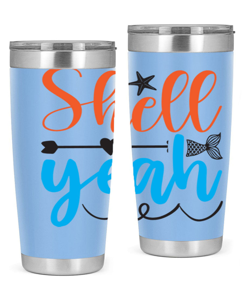 Shell Yeah 594#- mermaid- Tumbler