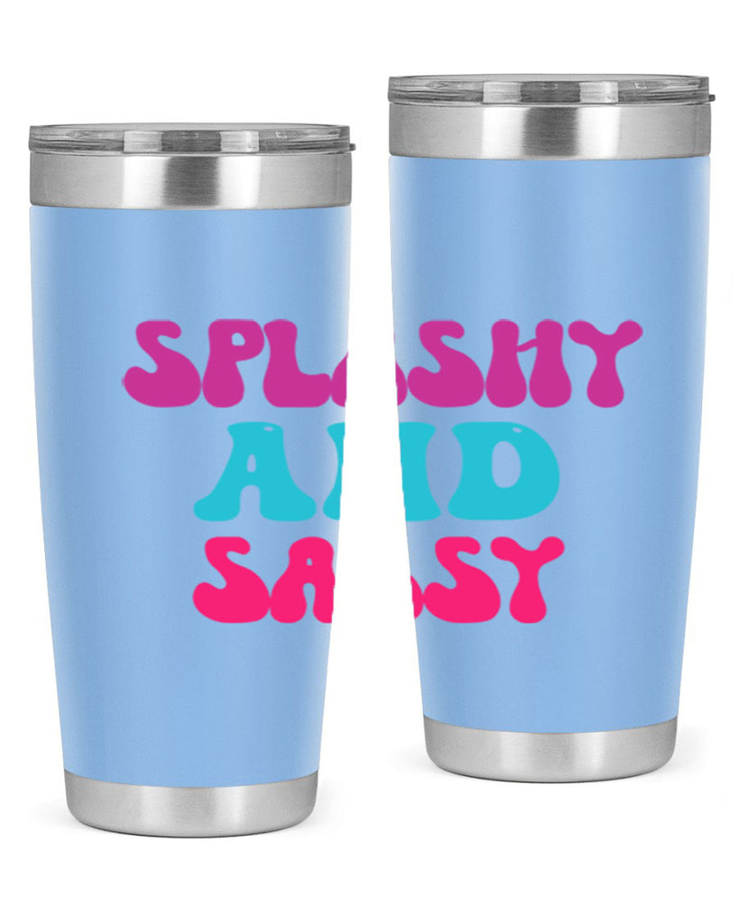 Splashy And Sassy 622#- mermaid- Tumbler