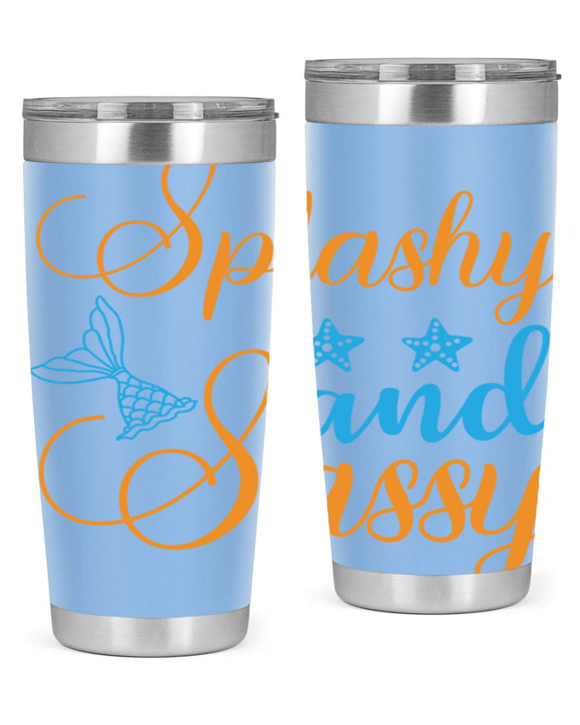 Splashy and Sassy Design 625#- mermaid- Tumbler