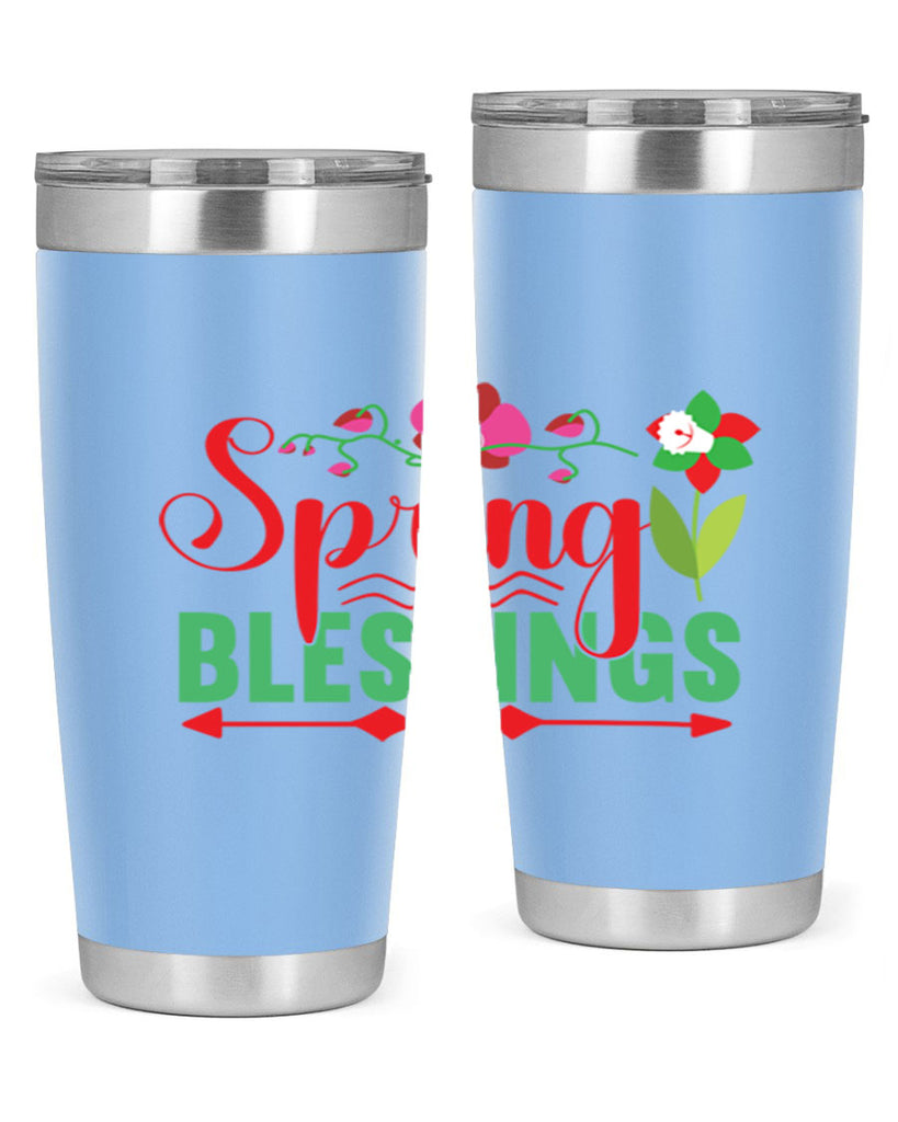 Spring Blessings 418#- spring- Tumbler