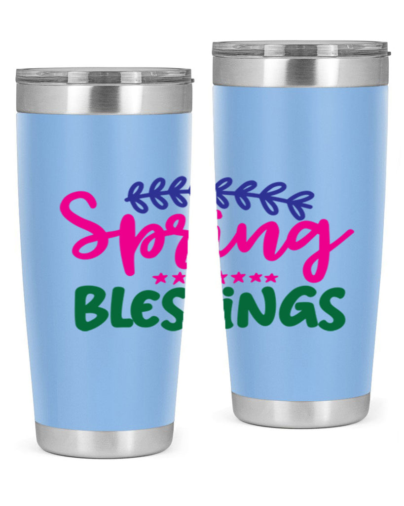 Spring Blessings 419#- spring- Tumbler