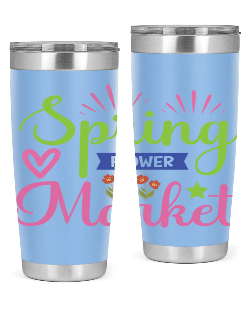 Spring Flower Market  487#- spring- Tumbler