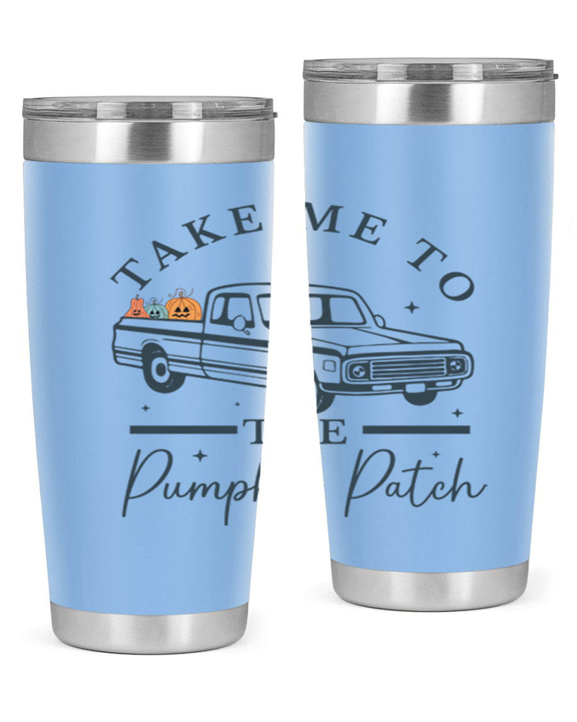 Take Me To The Pumpkin Patch 593#- fall- Tumbler