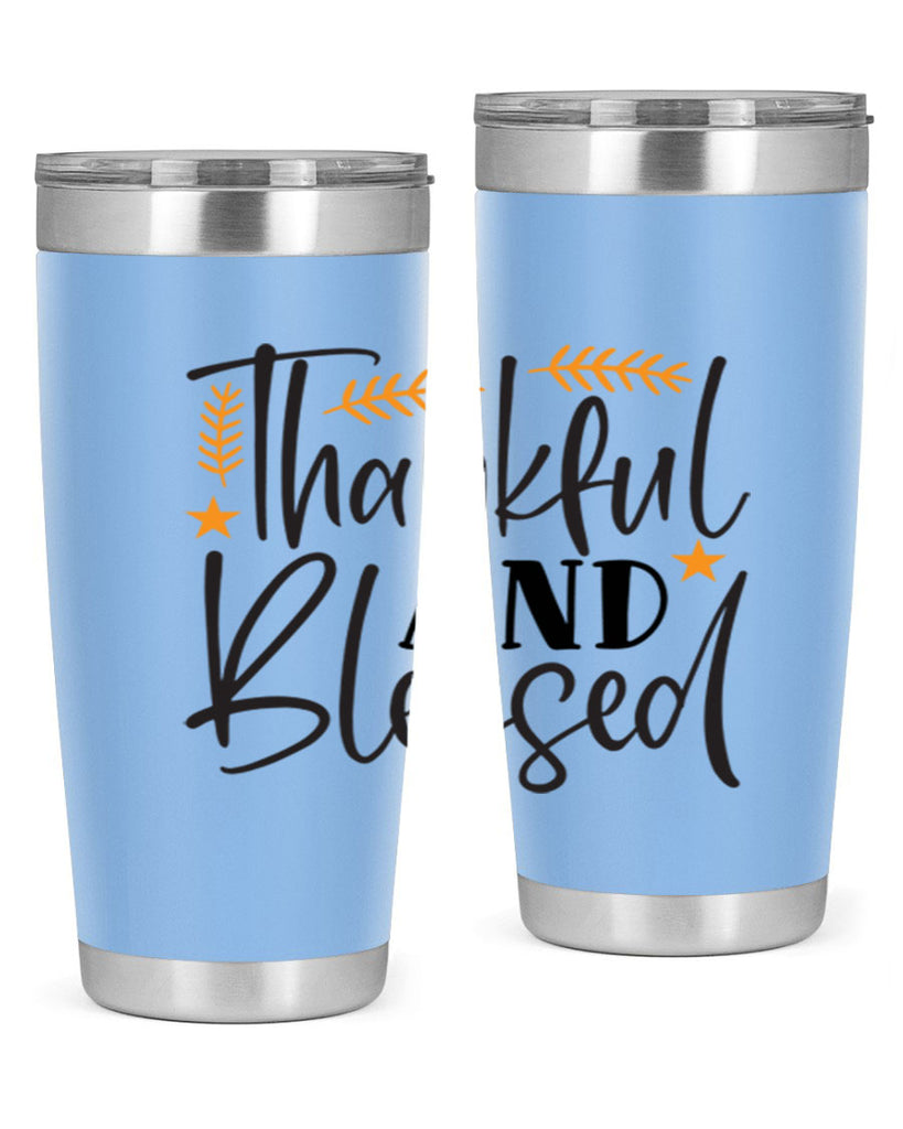 Thankfulandblessed 608#- fall- Tumbler