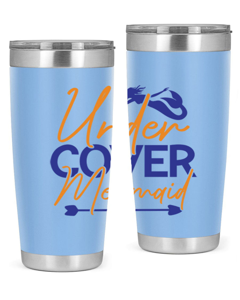 Under Cover Mermaid 636#- mermaid- Tumbler