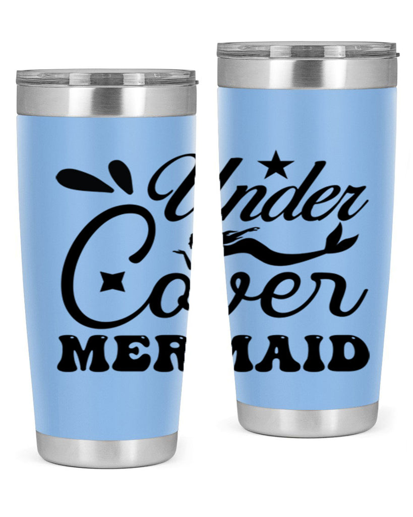 Under cover mermaid 646#- mermaid- Tumbler