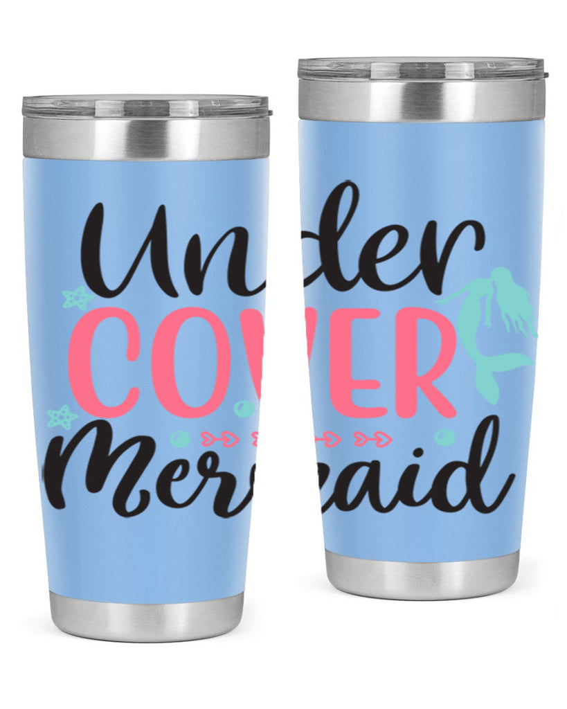 Undercover Mermaid 656#- mermaid- Tumbler