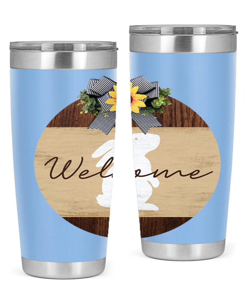 Welcome Bunny Mockup568#- spring- Tumbler