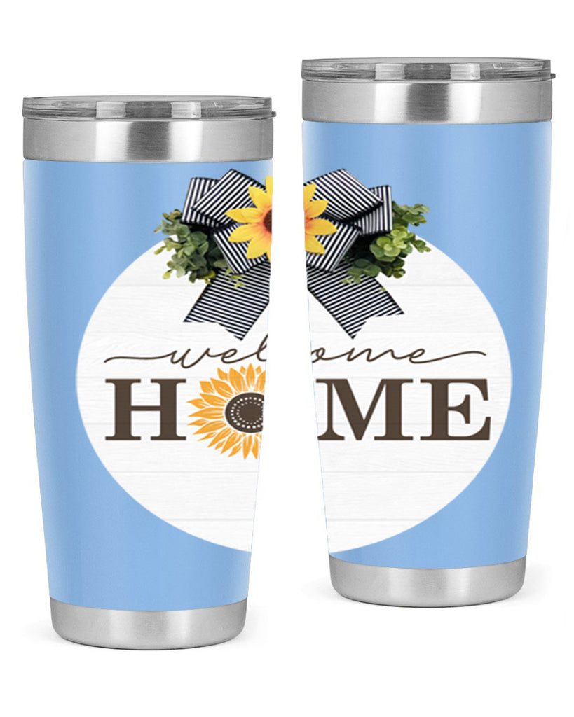 Welcome Home sunflower Mockup572#- spring- Tumbler