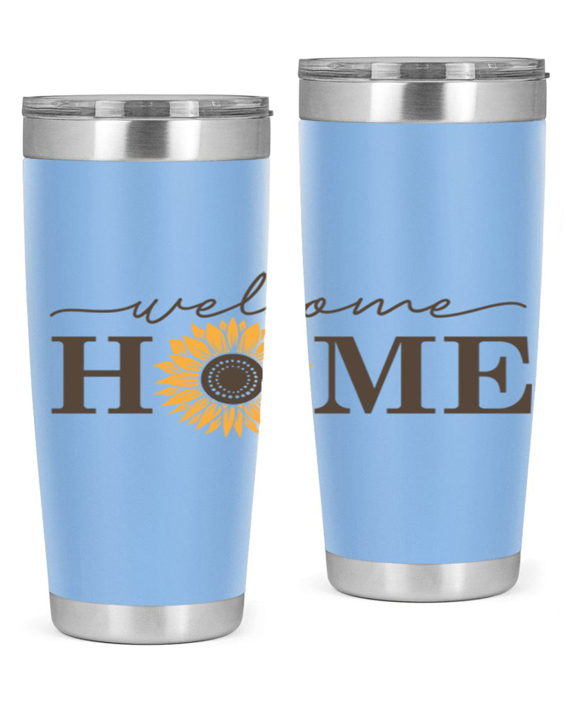 Welcome Home sunflower573#- spring- Tumbler