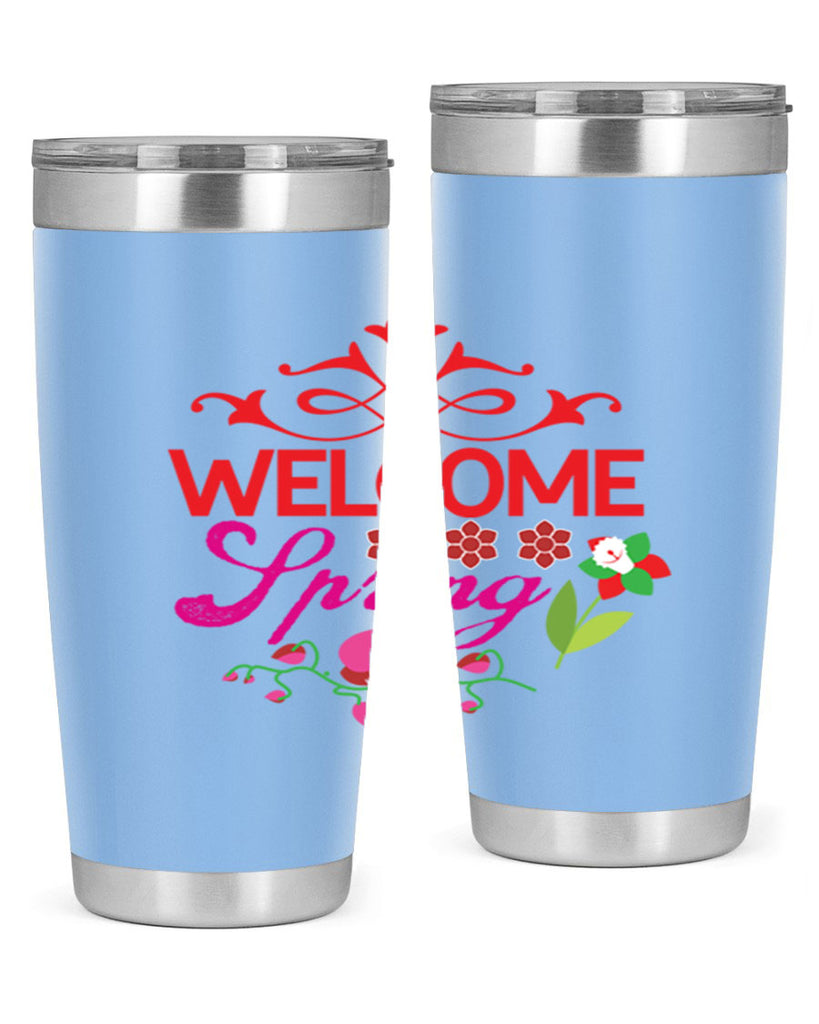 Welcome Spring 580#- spring- Tumbler