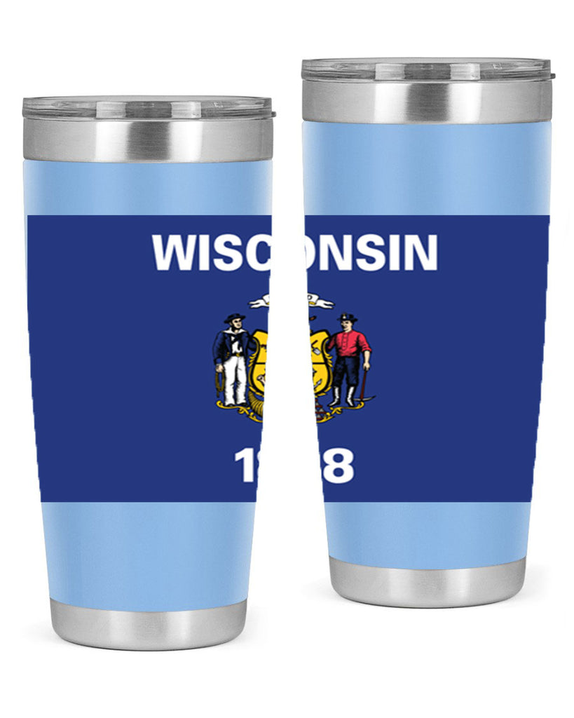 Wisconsin 2#- stateflags- Tumbler