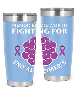 alzheimers awareness style 34#- alzheimers- Tumbler