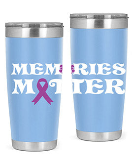 alzheimers awareness style 52#- alzheimers- Tumbler