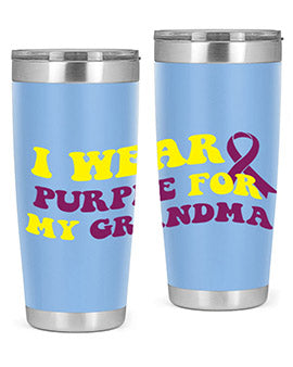 alzheimers awareness style 62#- alzheimers- Tumbler