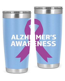 alzheimers awareness style 78#- alzheimers- Tumbler