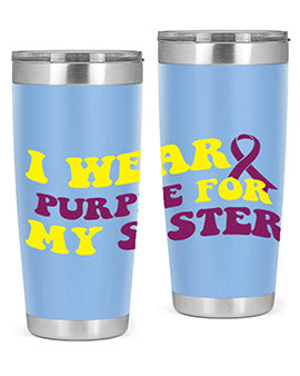 alzheimers awareness style 80#- alzheimers- Tumbler