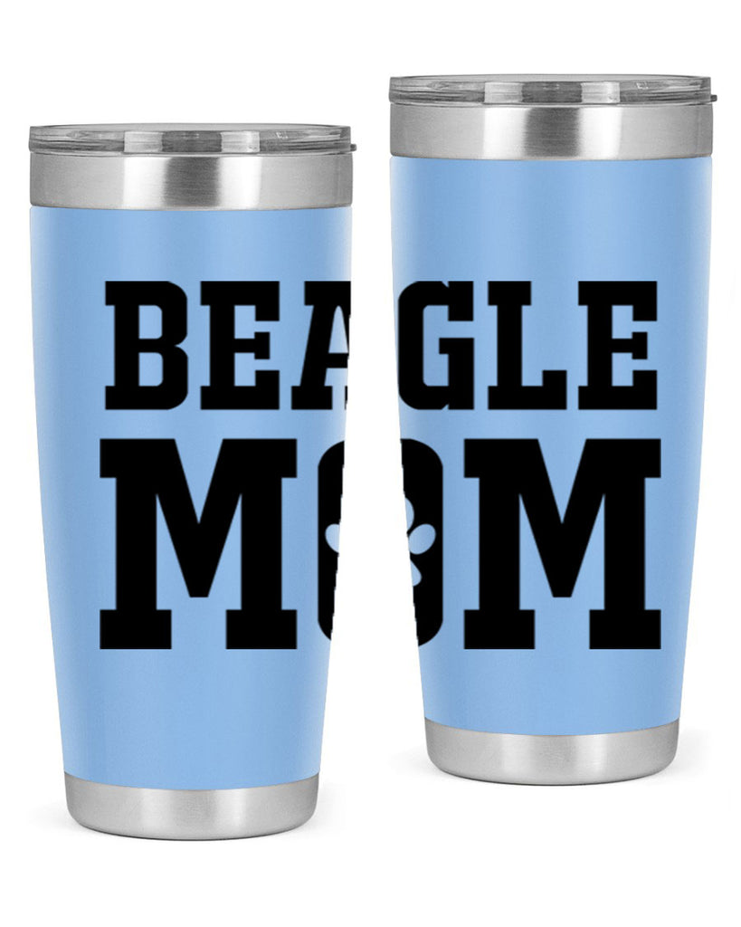 beagle mom 215#- mom- Tumbler