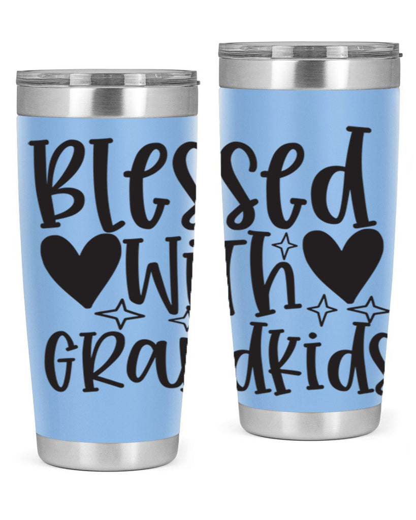 blessed with grandkids 415#- mom- Tumbler