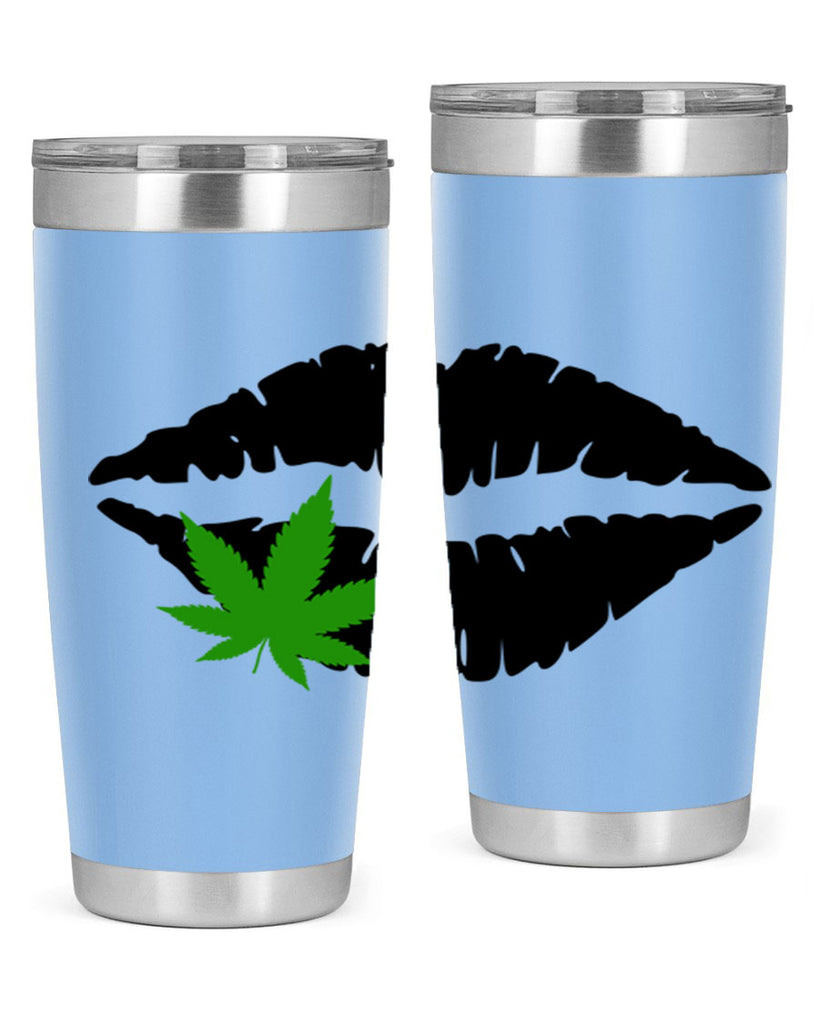 cannabis lips 47#- marijuana- Tumbler