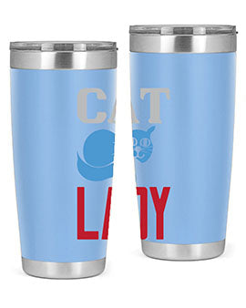 cat lady Style 31#- cat- Tumbler