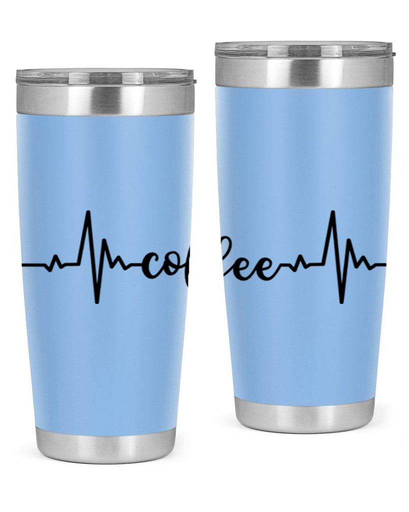 coffee heartbeat 246#- coffee- Tumbler