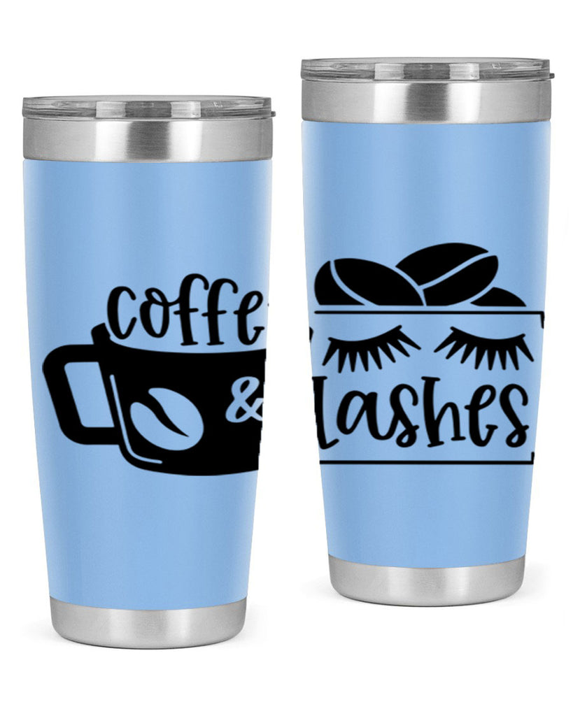 coffee lashes 176#- coffee- Tumbler