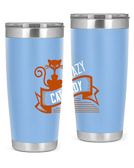 crazy cat lady Style 43#- cat- Tumbler