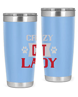 crazy cat lady Style 44#- cat- Tumbler