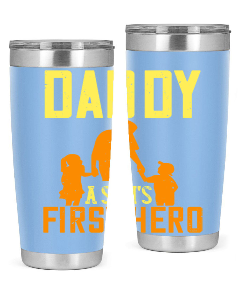 daddy a sons first hero 249#- fathers day- Tumbler