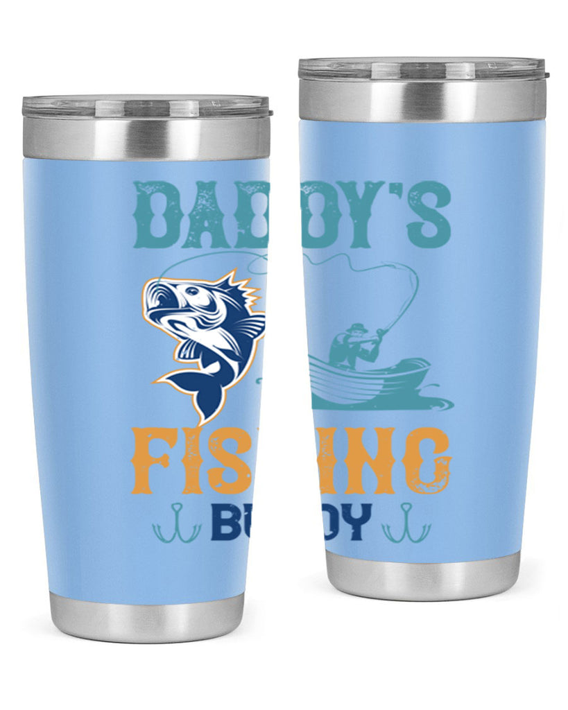 daddy’s fishing buddy 166#- fishing- Tumbler