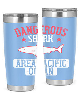 dangerous shark area pacific ocean Style 92#- shark  fish- Tumbler