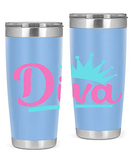 diva Style 121#- dog- Tumbler