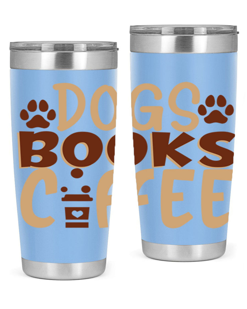 dogs books coffee 214#- coffee- Tumbler