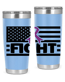 fight 145#- alzheimers- Tumbler