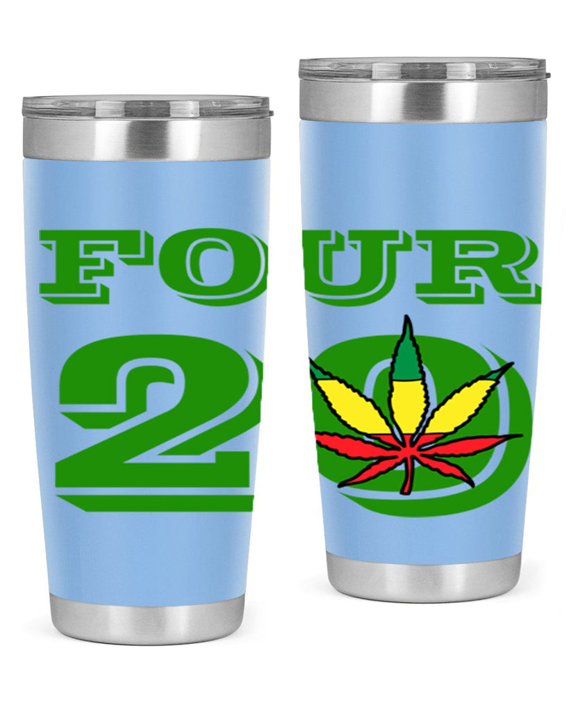 four twenty 87#- marijuana- Tumbler