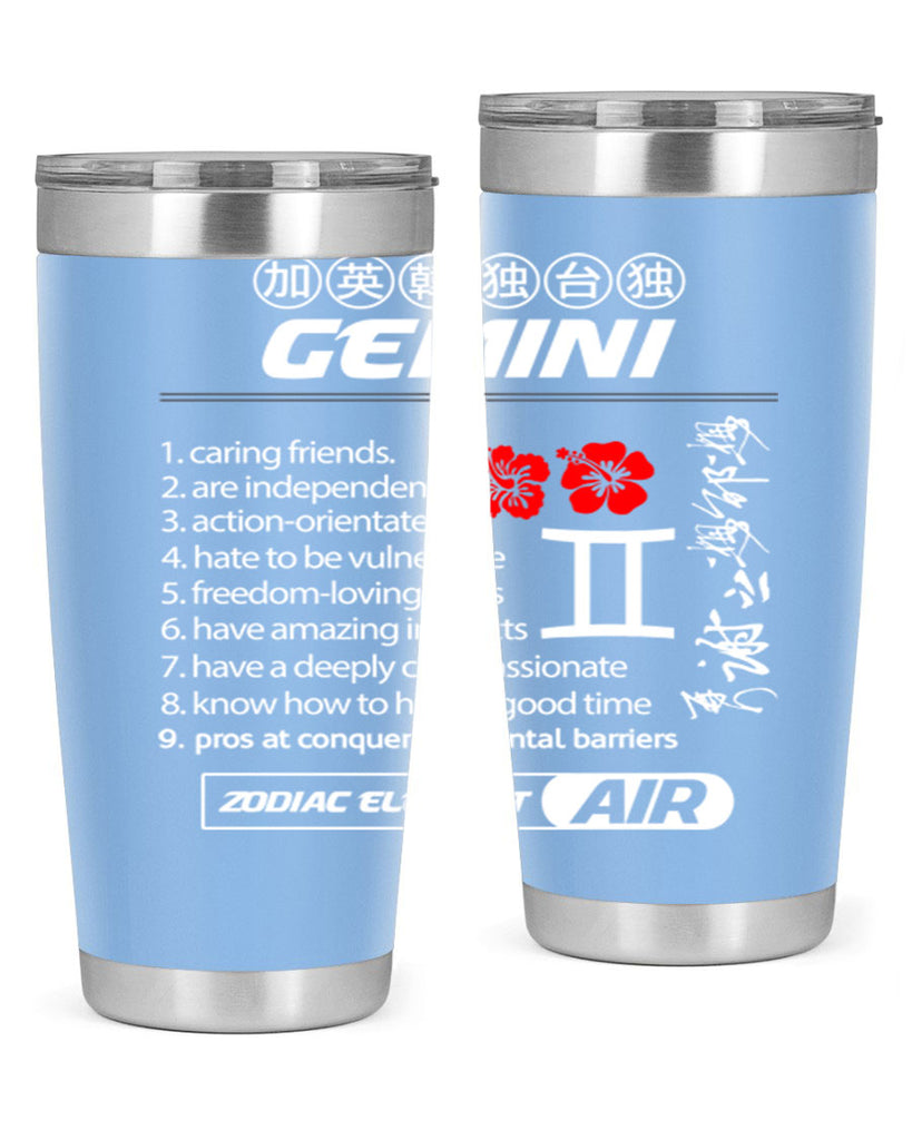 gemini 242#- zodiac- Tumbler