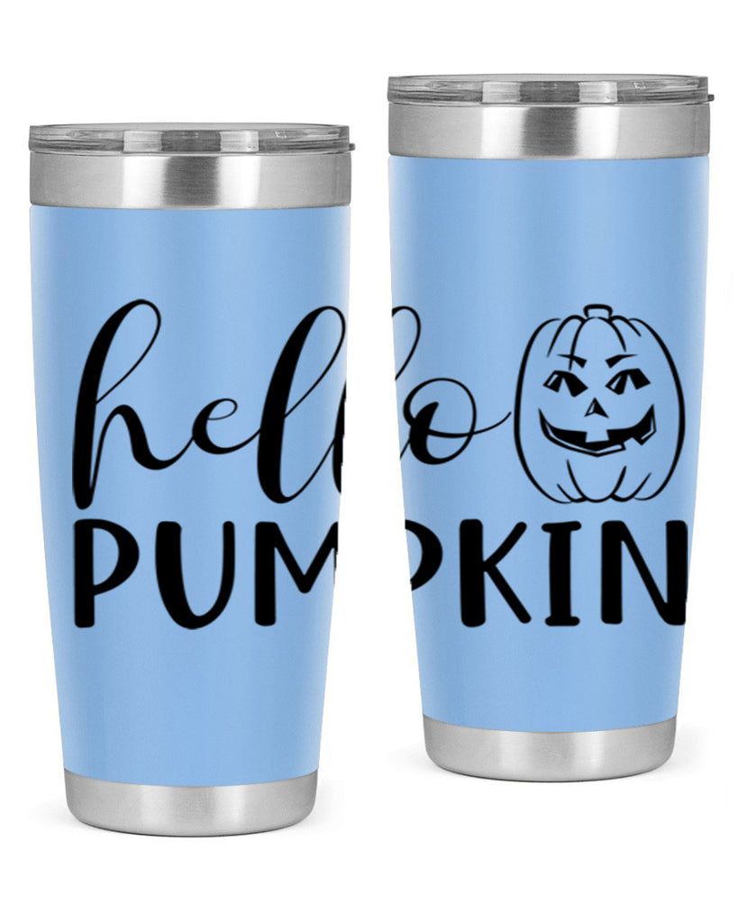 hello pumpkin 287#- fall- Tumbler