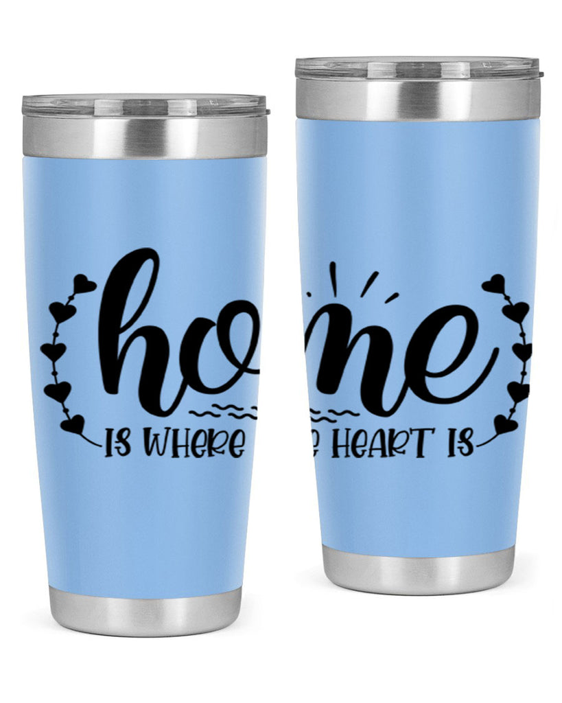 home is where the heart is 38#- home- Tumbler
