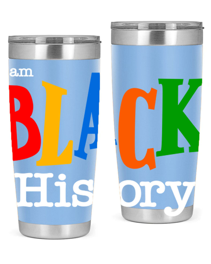 i am black  history 117#- black words phrases- Cotton Tank