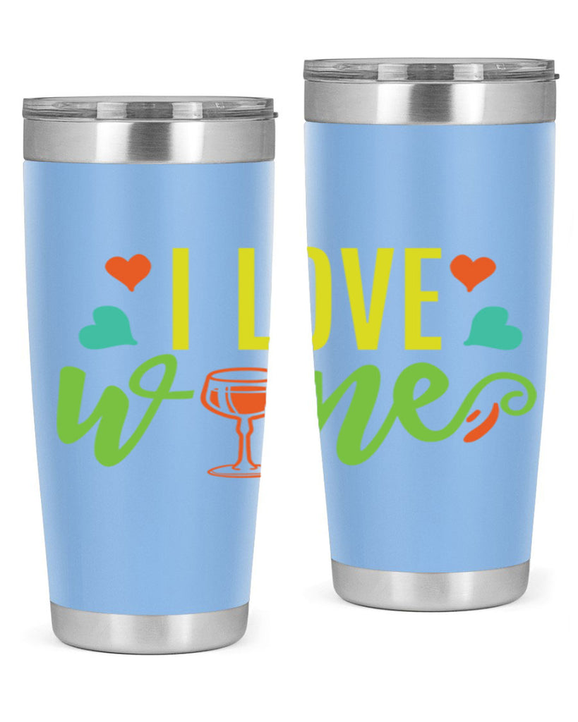 i love wine 401#- mom- Tumbler