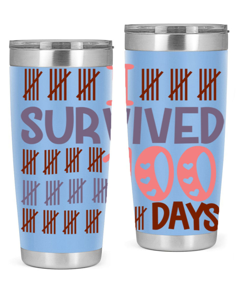 i survived 100 days 13#- 100 days of school- Tumbler