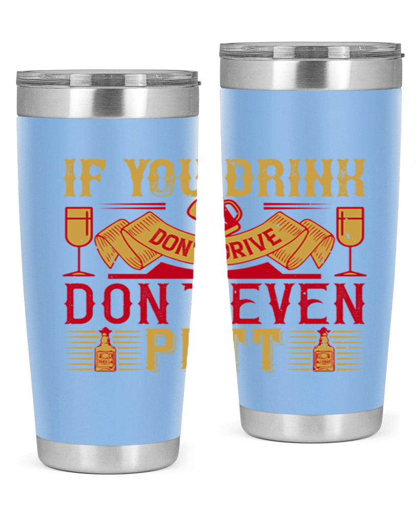 if you drink dont drive dont even putt 37#- drinking- Tumbler