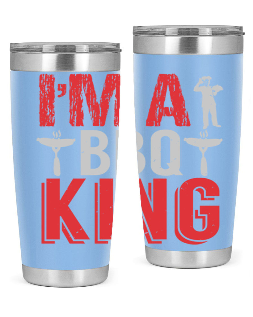 im a bbq king 34#- bbq- Tumbler