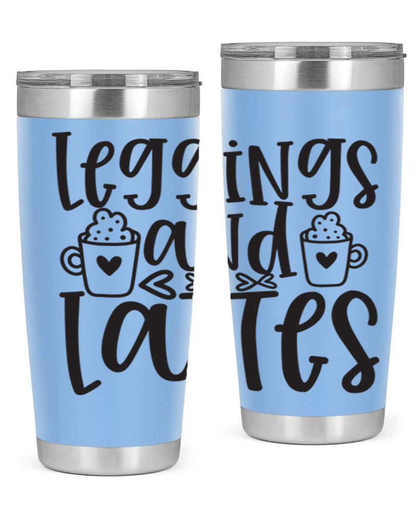 leggings and lattes 389#- mom- Tumbler